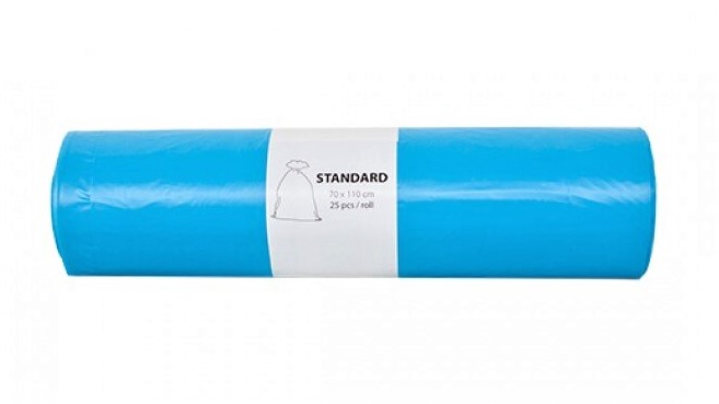 Saci menajeri albastrii standard 120 l alufix 25 buc/rola